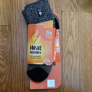 Heat Holders Black and Gray Thermal Socks